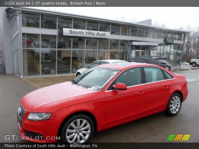 2010 Audi A4 2.0T quattro Sedan in Brilliant Red