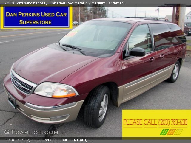 2000 Ford Windstar SEL in Cabernet Red Metallic