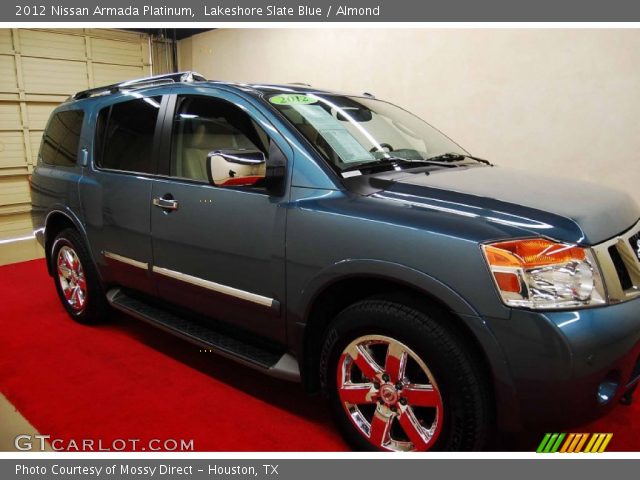 2012 Nissan Armada Platinum in Lakeshore Slate Blue