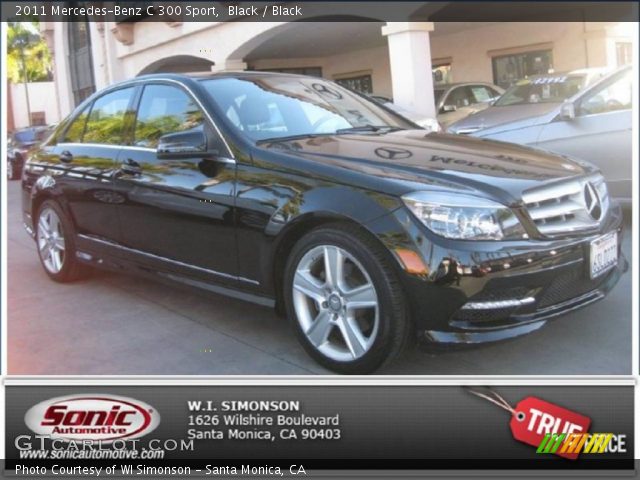 2011 Mercedes-Benz C 300 Sport in Black