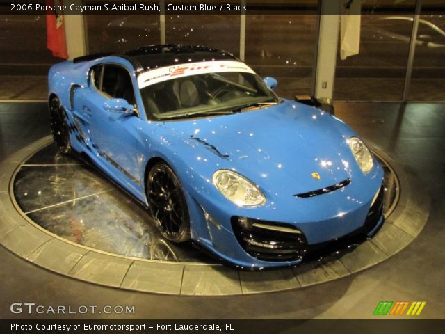 2006 Porsche Cayman S Anibal Rush in Custom Blue