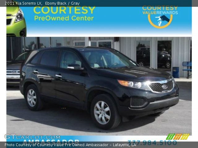 2011 Kia Sorento LX in Ebony Black