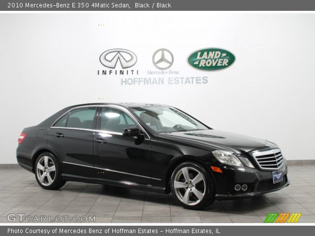 2010 Mercedes-Benz E 350 4Matic Sedan in Black
