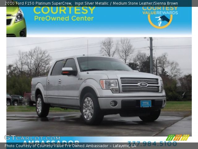 2010 Ford F150 Platinum SuperCrew in Ingot Silver Metallic