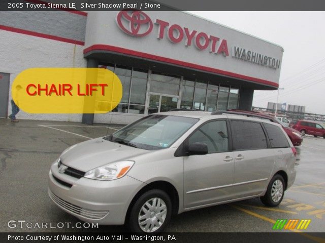 2005 Toyota Sienna LE in Silver Shadow Pearl