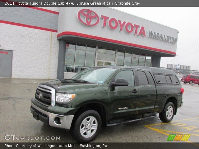 2011 Toyota Tundra Double Cab 4x4 in Spruce Green Mica