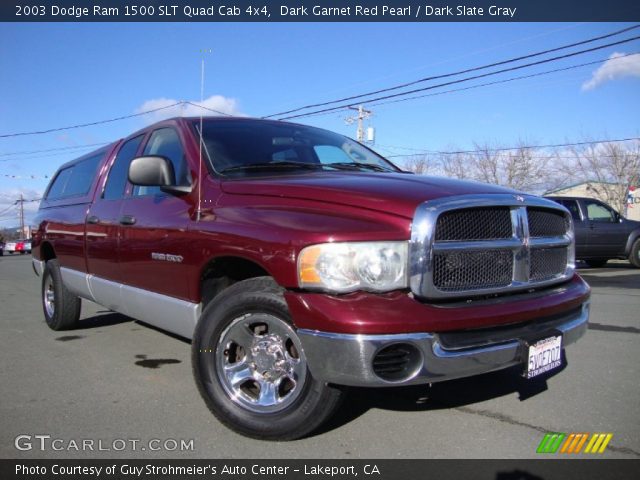 2003 Dodge Ram 1500 SLT Quad Cab 4x4 in Dark Garnet Red Pearl