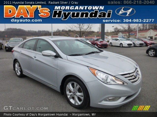 2011 Hyundai Sonata Limited in Radiant Silver