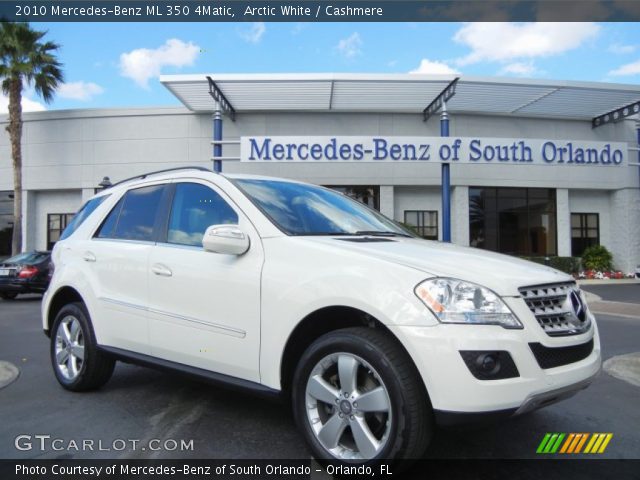2010 Mercedes-Benz ML 350 4Matic in Arctic White