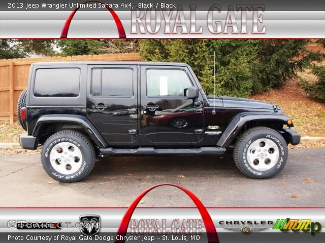 2013 Jeep Wrangler Unlimited Sahara 4x4 in Black