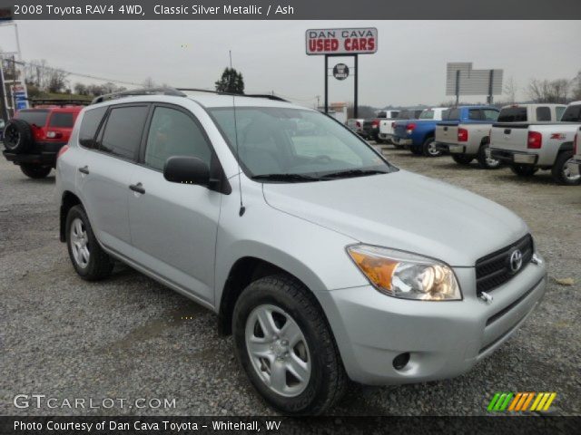 2008 Toyota RAV4 4WD in Classic Silver Metallic