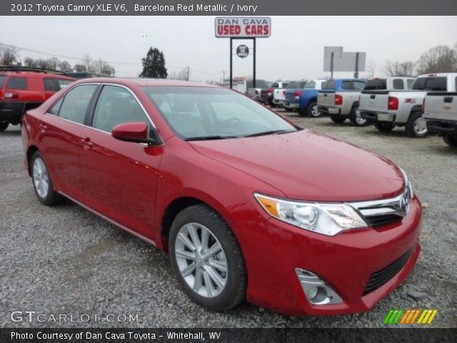 2012 Toyota Camry XLE V6 in Barcelona Red Metallic
