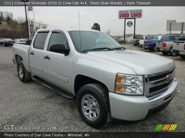 2011 Chevrolet Silverado 1500 LS Crew Cab 4x4 in Sheer Silver Metallic