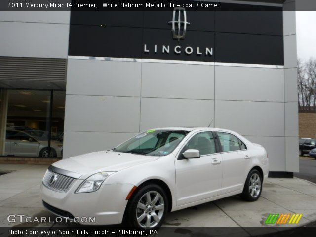 2011 Mercury Milan I4 Premier in White Platinum Metallic Tri- coat