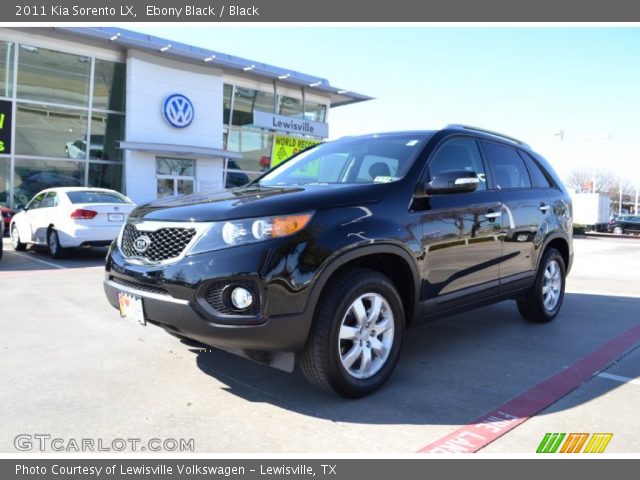 2011 Kia Sorento LX in Ebony Black