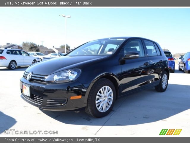 2013 Volkswagen Golf 4 Door in Black