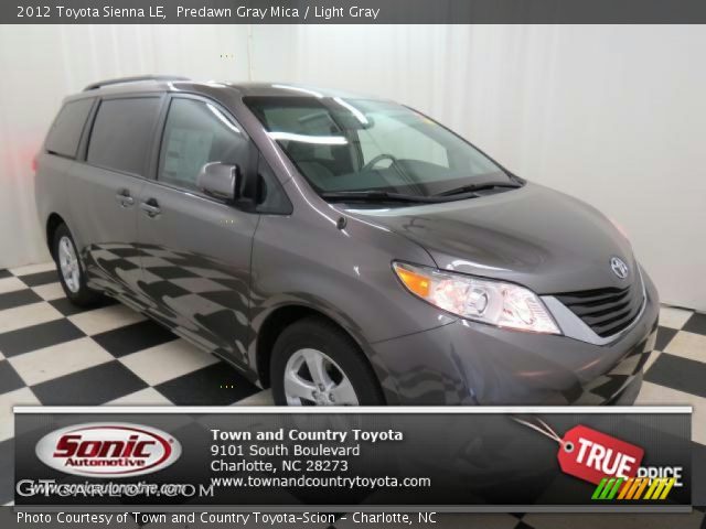 2012 Toyota Sienna LE in Predawn Gray Mica