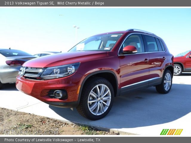 2013 Volkswagen Tiguan SE in Wild Cherry Metallic