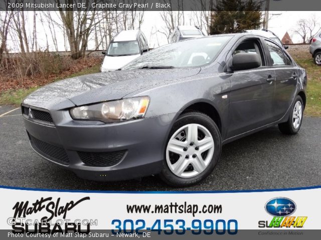 2009 Mitsubishi Lancer DE in Graphite Gray Pearl