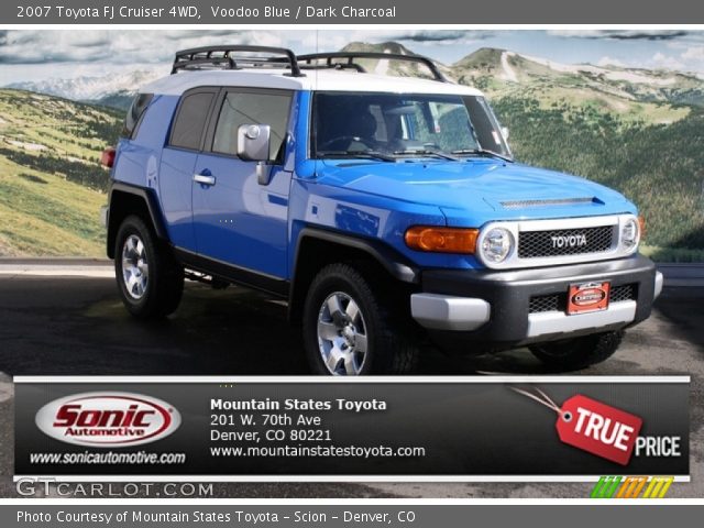 2007 Toyota FJ Cruiser 4WD in Voodoo Blue