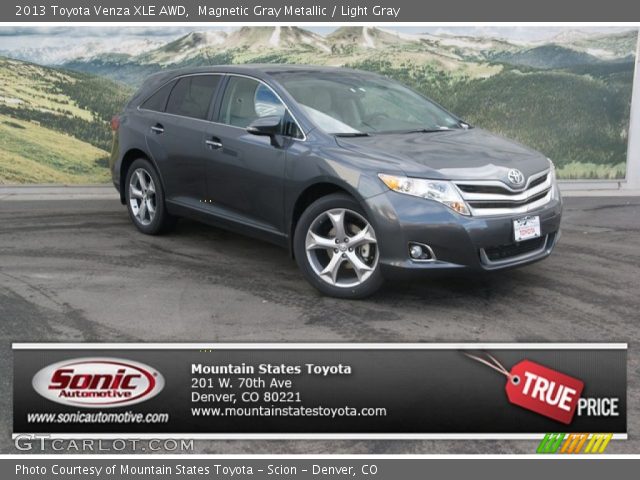 2013 Toyota Venza XLE AWD in Magnetic Gray Metallic