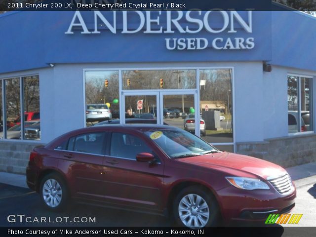 2011 Chrysler 200 LX in Deep Cherry Red Crystal Pearl