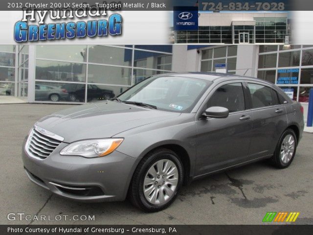 2012 Chrysler 200 LX Sedan in Tungsten Metallic