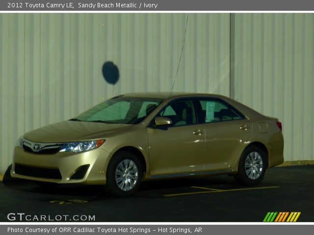 2012 Toyota Camry LE in Sandy Beach Metallic