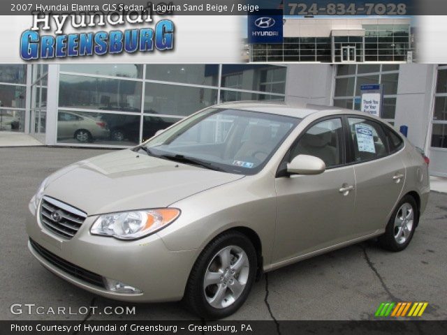 2007 Hyundai Elantra GLS Sedan in Laguna Sand Beige