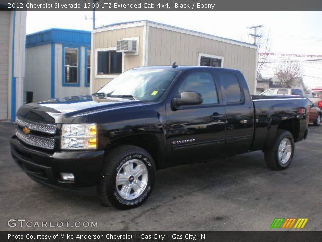 2012 Chevrolet Silverado 1500 LTZ Extended Cab 4x4 in Black