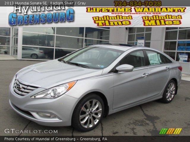 2013 Hyundai Sonata SE in Radiant Silver