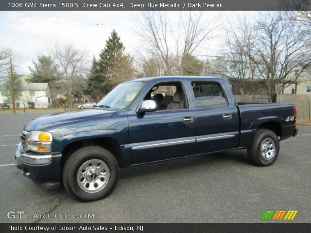 2006 GMC Sierra 1500 SL Crew Cab 4x4 in Deep Blue Metallic