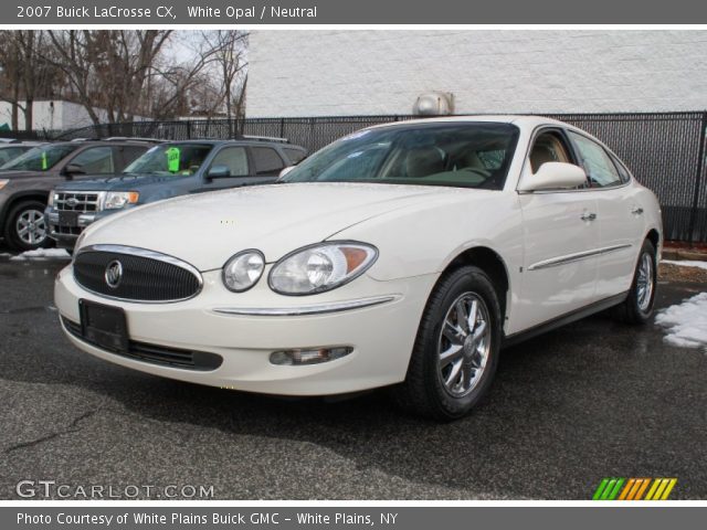 2007 Buick LaCrosse CX in White Opal