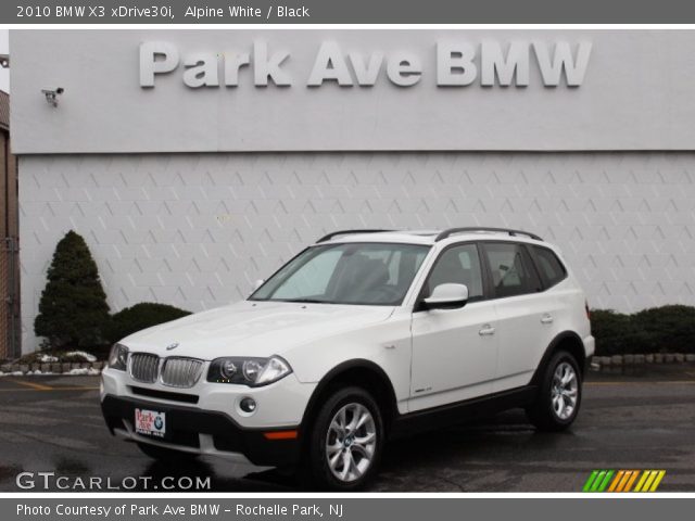2010 BMW X3 xDrive30i in Alpine White