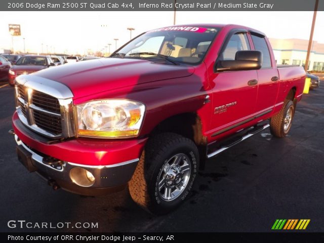 2006 Dodge Ram 2500 ST Quad Cab 4x4 in Inferno Red Crystal Pearl