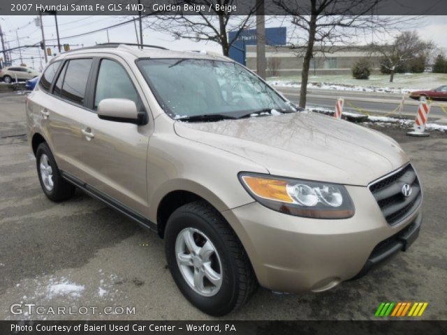2007 Hyundai Santa Fe GLS 4WD in Golden Beige