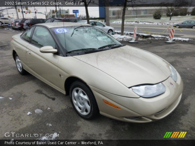 2002 Saturn S Series SC2 Coupe in Gold
