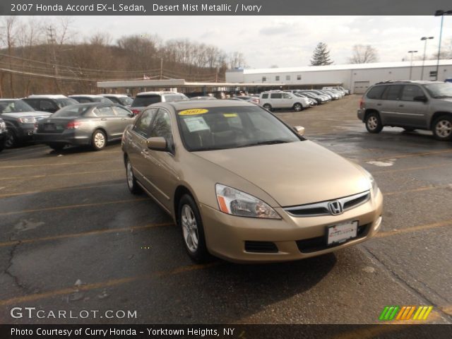 2007 Honda Accord EX-L Sedan in Desert Mist Metallic