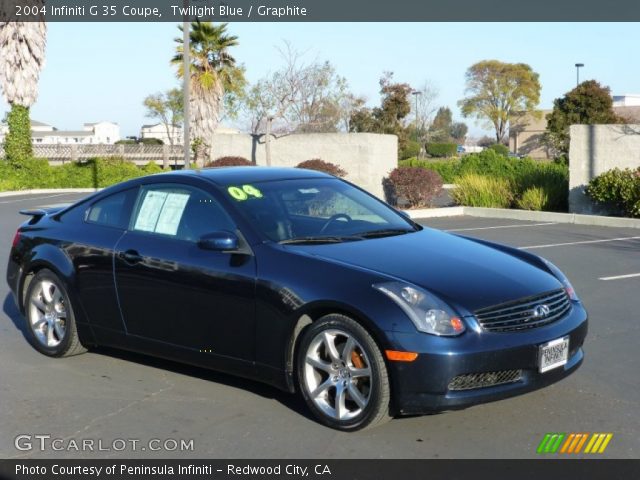 2004 Infiniti G 35 Coupe in Twilight Blue