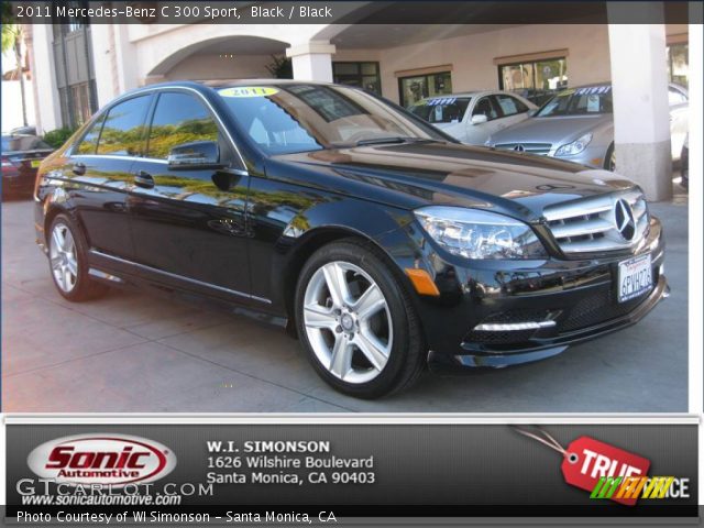 2011 Mercedes-Benz C 300 Sport in Black
