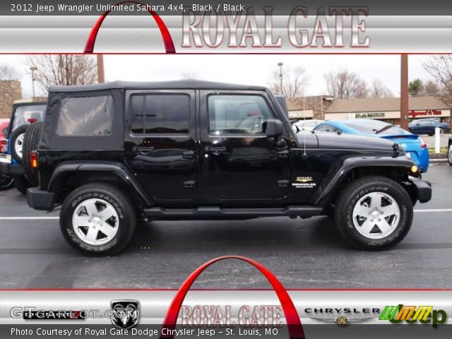 2012 Jeep Wrangler Unlimited Sahara 4x4 in Black