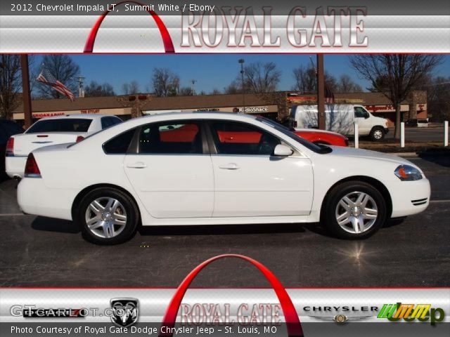 2012 Chevrolet Impala LT in Summit White