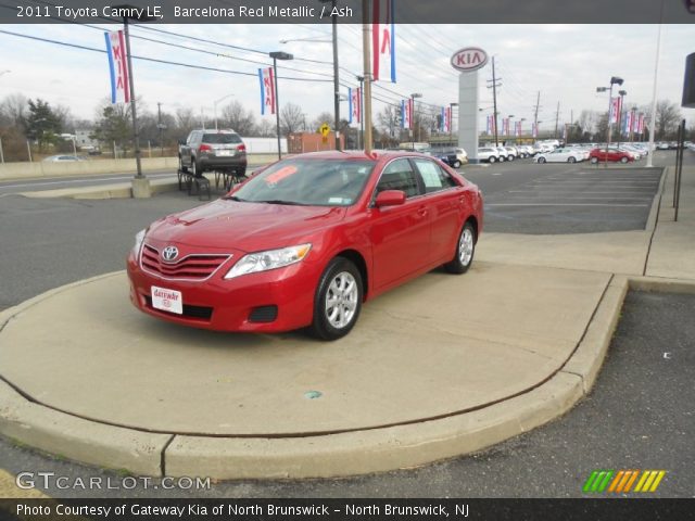 2011 Toyota Camry LE in Barcelona Red Metallic