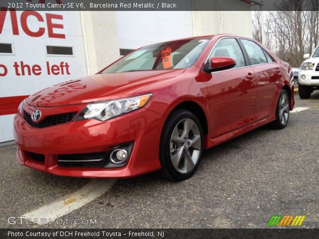 2012 Toyota Camry SE V6 in Barcelona Red Metallic