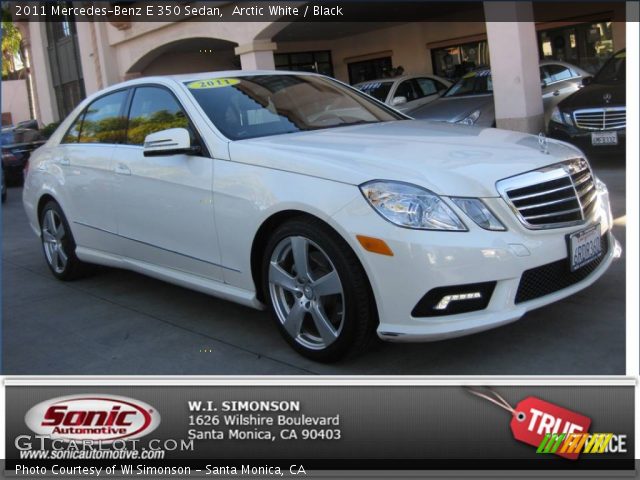 2011 Mercedes-Benz E 350 Sedan in Arctic White