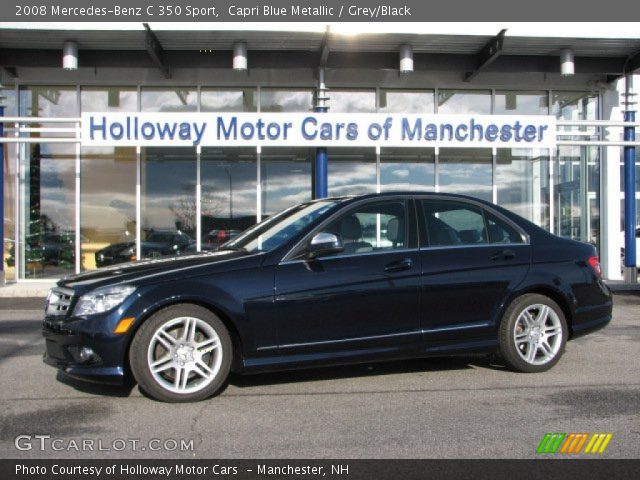 2008 Mercedes-Benz C 350 Sport in Capri Blue Metallic