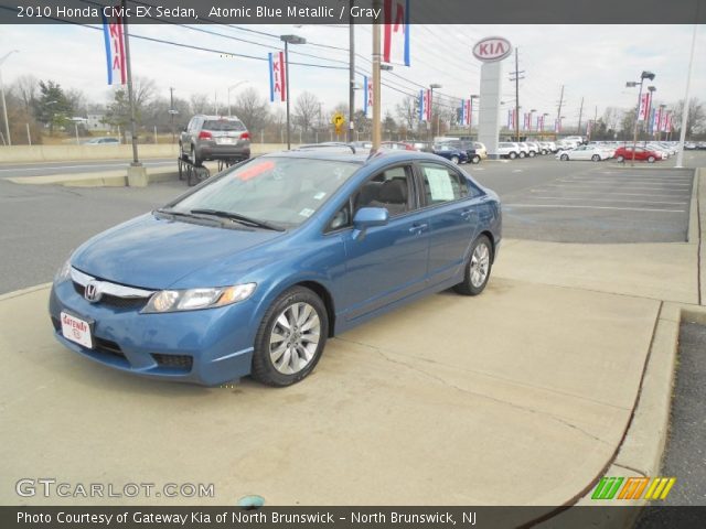 2010 Honda Civic EX Sedan in Atomic Blue Metallic