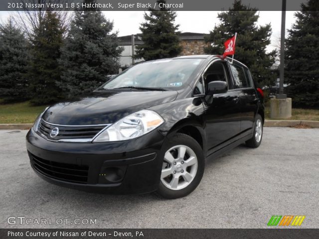 2012 Nissan Versa 1.8 S Hatchback in Super Black