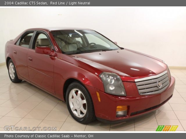 2004 Cadillac CTS Sedan in Red Line