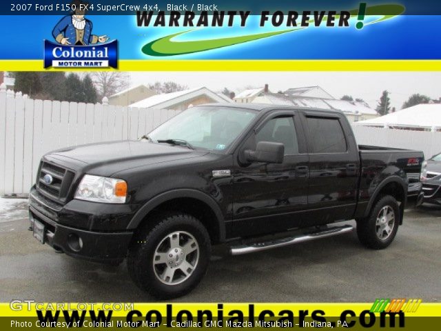 2007 Ford F150 FX4 SuperCrew 4x4 in Black